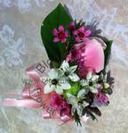 Corsage of Rose and Ornithogalum - CODE 7122